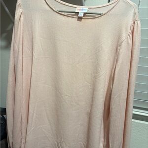 LuLaRoe Light Peach Blouse